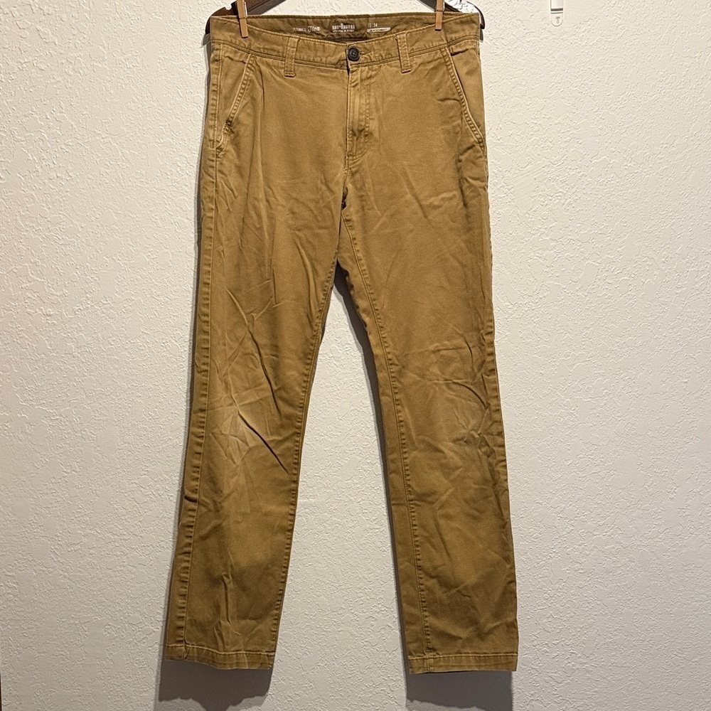 Urban Pipeline Men’s Khaki Chinos Slim Straight Ultimate Flex 32x34 Pants Modern
